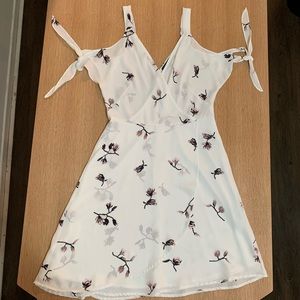 Dynamite White Floral Mini Dress